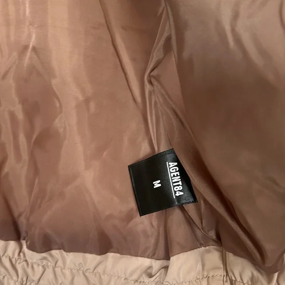 NWT Cropped Puffer Jacket - Latte - Picture 11 of 12